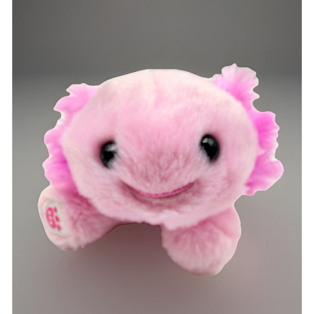 RARE BAB Build A Bear Axolotl 7” Mini Stuffed Pink Plush Soft Animal Toy